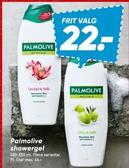 Bilka Palmolive showergel, DKK 22 tilbud