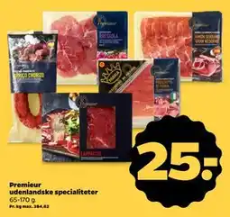 Netto Premieur udenlandske specialiteter, DKK 25 tilbud