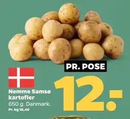 Netto Nemme Samsø kartofler, DKK 12 tilbud