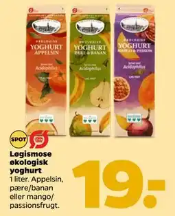 Netto Løgismose økologisk yoghurt, DKK 19 tilbud