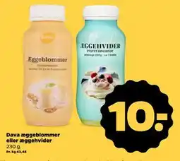 Netto Dava æggeblommer eller æggehvider, DKK 10 tilbud