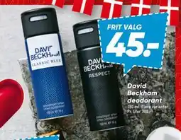 Bilka David Beckham deodorant, DKK 45 tilbud