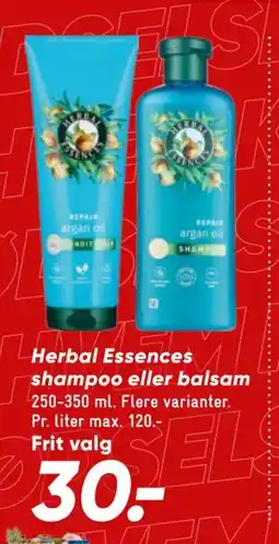 Bilka Herbal Essences shampoo eller balsam, DKK 30 tilbud
