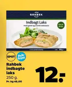 Netto Rahbek indbagte laks, DKK 12 tilbud