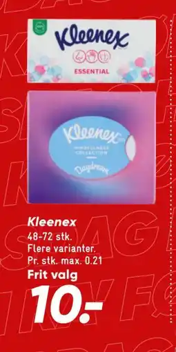 Bilka Kleenex, DKK 10 tilbud