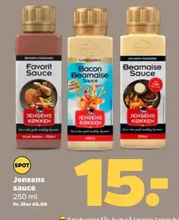 Netto Jensens sauce, DKK 15 tilbud