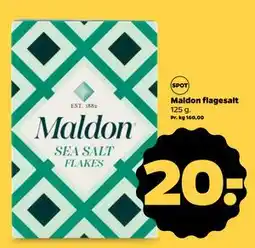 Netto Maldon flagesalt, DKK 20 tilbud