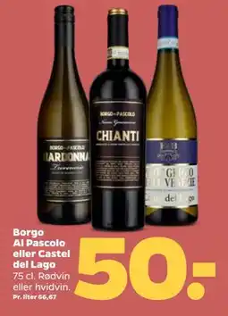Netto Borgo Al Pascolo eller Castel del Lago, DKK 50 tilbud