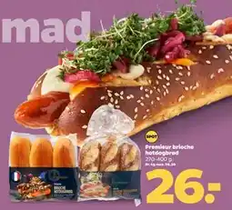 Netto Premieur brioche hotdogbrød, DKK 26 tilbud
