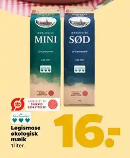 Netto Løgismose økologisk mælk, DKK 16 tilbud