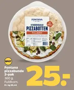 Netto Fontana pizzabunde 2-pak, DKK 25 tilbud
