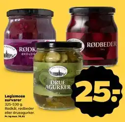 Netto Løgismose survarer, DKK 25 tilbud