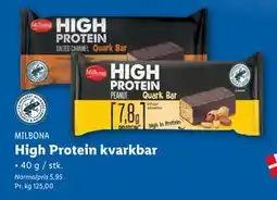 Lidl High Protein kvarkbar, DKK 5 tilbud