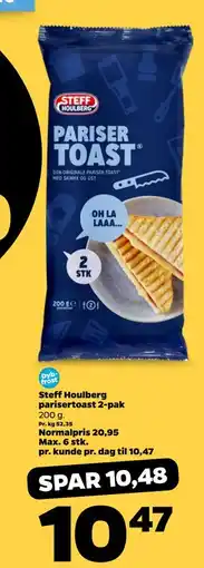 Netto Steff Houlberg parisertoast 2-pak, DKK 10.47 tilbud