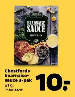 Netto Chestfords bearnaisesauce 3-pak, DKK 10 tilbud