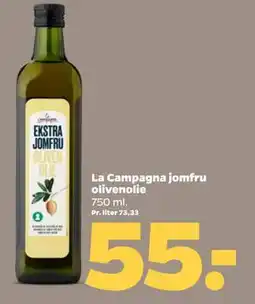 Netto La Campagna jomfru olivenolie, DKK 55 tilbud