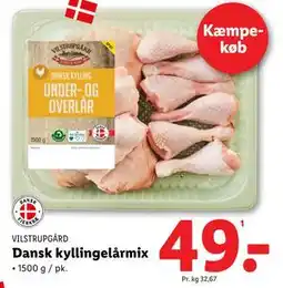 Lidl Dansk kyllingelårmix, DKK 49 tilbud
