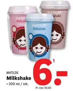 Lidl Milkshake, DKK 6 tilbud