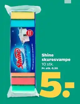 Netto Shine skuresvampe, DKK 5 tilbud