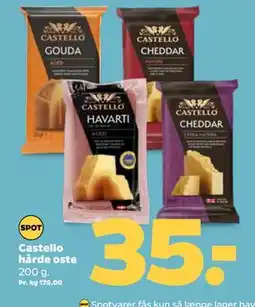 Netto Castello hårde oste, DKK 35 tilbud