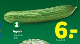 Lidl Agurk, DKK 6 tilbud