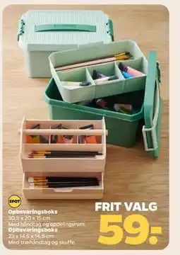 Netto Opbevaringsboks, DKK 59 tilbud