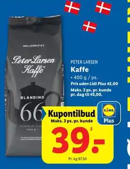 Lidl Kaffe, DKK 45, App-pris tilbud