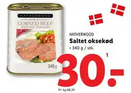 Lidl Saltet oksekød, DKK 30 tilbud