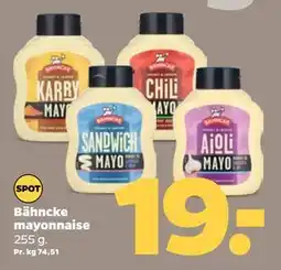 Netto Bähncke mayonnaise, DKK 19 tilbud