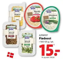 Lidl Flødeost, DKK 15 tilbud
