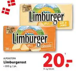 Lidl Limburgerost, DKK 20 tilbud