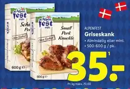 Lidl Griseskank, DKK 35 tilbud