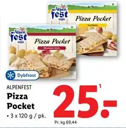 Lidl Pizza Pocket, DKK 25 tilbud