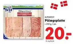 Lidl Pålægsplatte, DKK 20 tilbud
