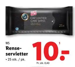 Lidl Renseservietter, DKK 10 tilbud