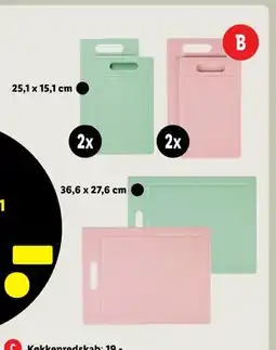 Lidl Skærebræt, DKK 30 tilbud