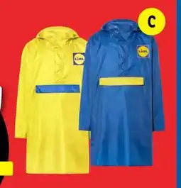 Lidl Regnponcho, DKK 99 tilbud