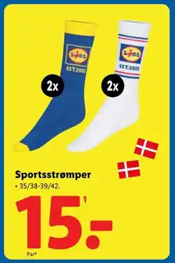 Lidl Sportsstrømper, DKK 15 tilbud