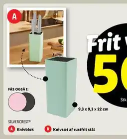 Lidl Knivblok, DKK 50 tilbud
