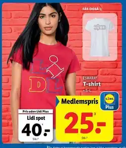 Lidl T-shirt, DKK 40, App-pris tilbud