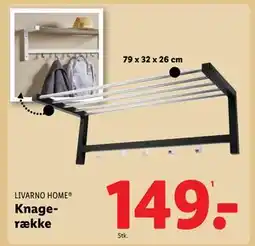 Lidl Knagerække, DKK 149 tilbud