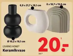Lidl Keramikvase, DKK 20 tilbud