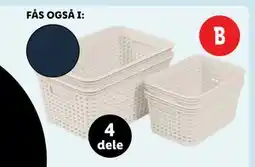 Lidl Sæt med opbevaringskurve, DKK 50 tilbud