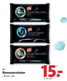 Lidl Renseservietter, DKK 15 tilbud