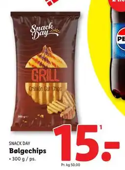 Lidl Bølgechips, DKK 15 tilbud