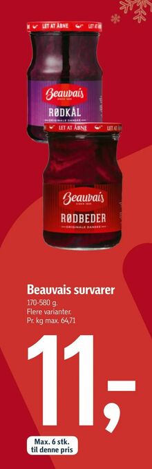 Føtex Beauvais survarer tilbud