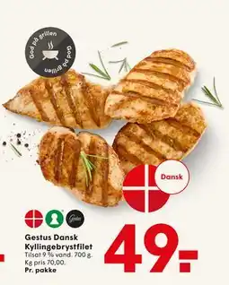 SPAR Gestus Dansk Kyllingebrystfilet, DKK 49 tilbud