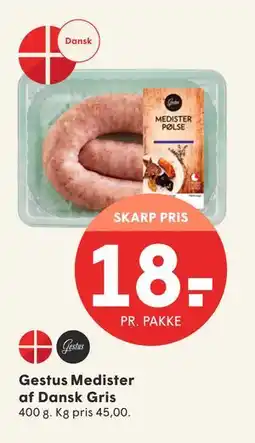 SPAR Gestus Medister af Dansk Gris, DKK 18 tilbud