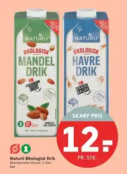 SPAR Naturlí Økologisk Drik, DKK 12 tilbud