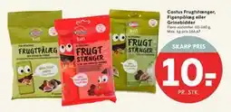 SPAR Castus Frugtstænger, Figenpålæg eller Grinebidder, DKK 10 tilbud